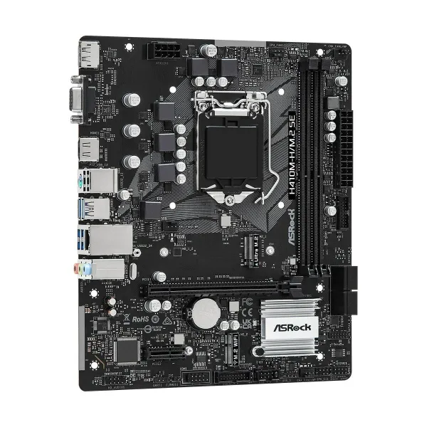 Pagrindinė plokštė ASRock H410M-H/M.2 SE LGA 1200