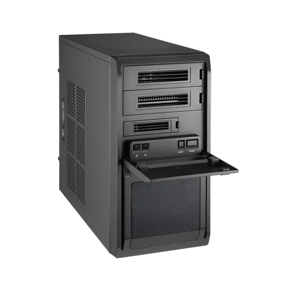 ATX Semi-tower Korpus Chieftec LT-01B-350GPB Must