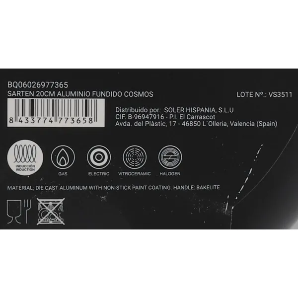 Pan Quttin Aluminium (6 Units)