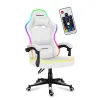 Spēļu Krēsls Huzaro Force 4.4 RGB Balts