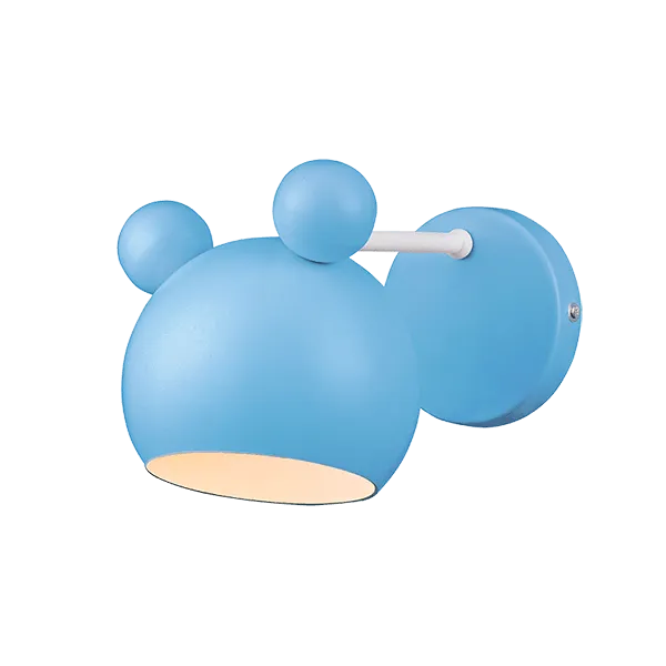 MICKEY-SEINÄVALAISIN 1XE27 SININEN