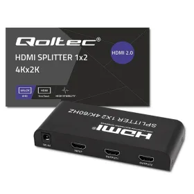HDMI Lüliti Qoltec 51797 Must