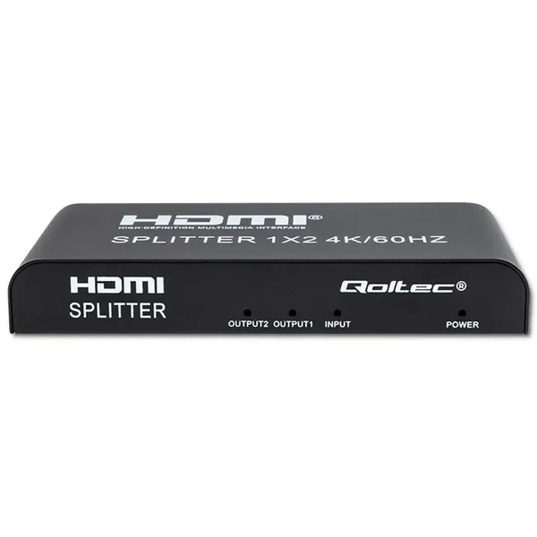 HDMI Lüliti Qoltec 51797 Must