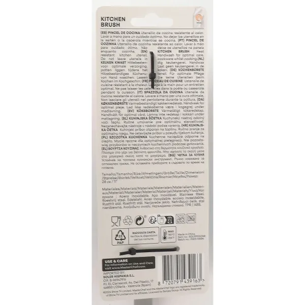 Kitchen Brush MasterChef 28 cm (24 Units)