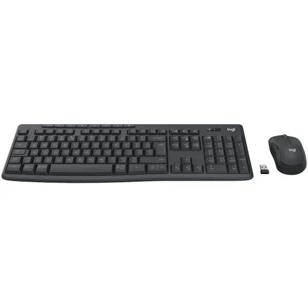 Klaviatūra ir pelė Logitech 920-012077 Grafito Monochrominis Anglų EEUU QWERTY