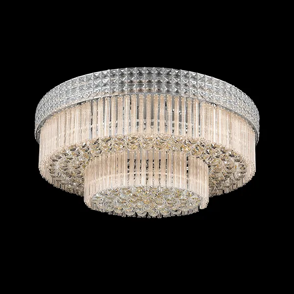 MISHELLE GRIESTU LAMPA 8XE14 HROMS D600XH340MM