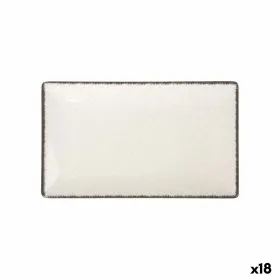 Serving Platter La Mediterránea Anllo Rectangular 25,3 x 15 x 2 cm (18 Units)