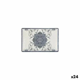 Serving Platter La Mediterránea Rosetta Rectangular 20 x 13 x 2 cm (24 Units)