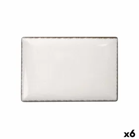 Serving Platter La Mediterránea Anllo Rectangular 30 x 20 x 2,5 cm (6 Units)