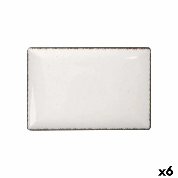 Serving Platter La Mediterránea Anllo Rectangular 30 x 20 x 2,5 cm (6 Units)
