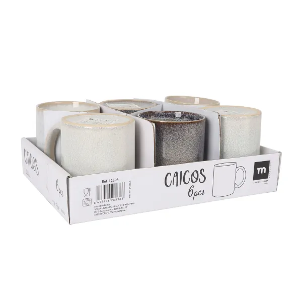Mug La Mediterránea Caicos Rectangular 300 ml (24 Units)