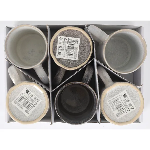 Mug La Mediterránea Caicos Rectangular 300 ml (24 Units)
