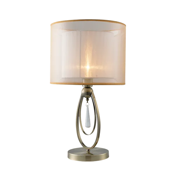 MERY galda lampa 1XE27 antīka misiņa D320XH570mm