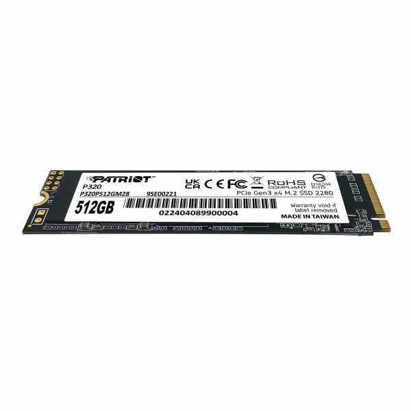Kietasis diskas Patriot Memory P320P512GM28 512 GB SSD
