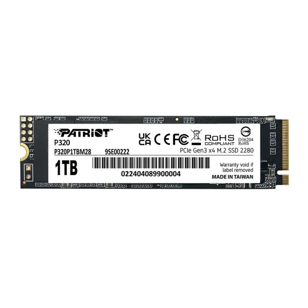 Kietasis diskas Patriot Memory P320P1TBM28 1 TB SSD