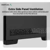 ATX pusiau bokšto tipo korpusas DEEPCOOL R-CH370-BKNAM1-G-1 Juoda