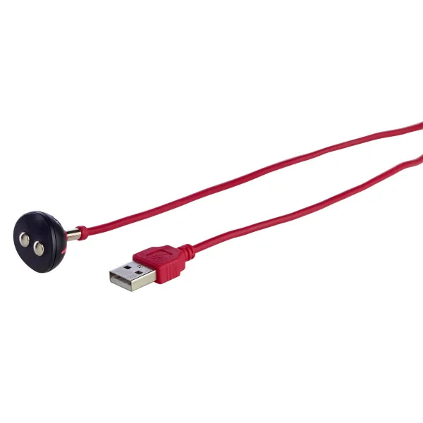 USB įkrovimo laidas Fun Factory USB Magnetic Charger Raudona