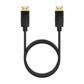 DisplayPort-kaapeli Aisens A124-0738 Musta 1 m 4K Ultra HD