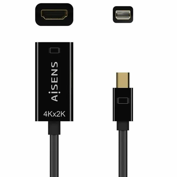 Mini Display Port - HDMI adapteris Aisens A125-0643 Juoda 15 cm