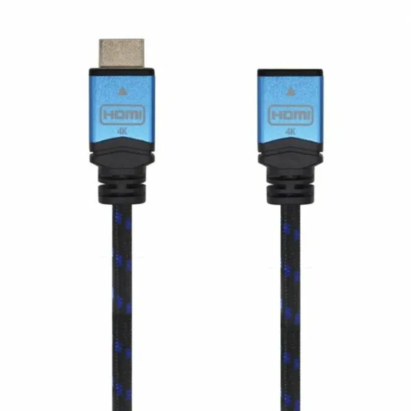 HDMI kabelis Aisens A120-0452 Juoda Juoda / Mėlyna 1 m