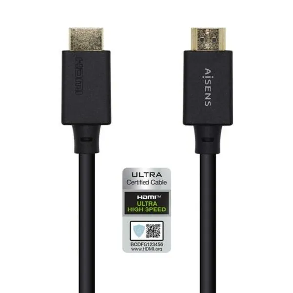 HDMI Kabelis Aisens A150-0420 Melns 50 cm