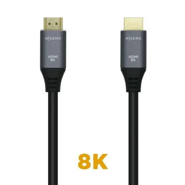 HDMI kabelis Aisens A150-0426 Juoda Pilka 1 m