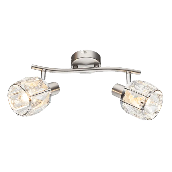 SHEEN SPOT 2XE14 SATIN-NICKEL
