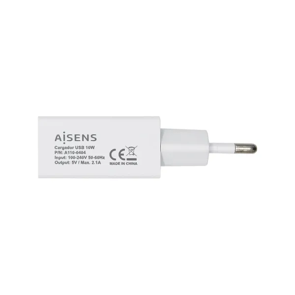 Сетевое зарядное устройство Aisens A110-0404 Белый 10 W