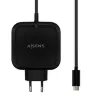Sieninis įkroviklis Aisens ASCH-1PD65WL-BK Juoda 65 W