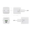 Sieninis įkroviklis Aisens ASCH-25W2P014-W Balta 25 W (1 vnt.)