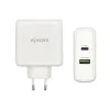 Cargador USB Pared Aisens PD 3.0 USB-C 48 W Balta