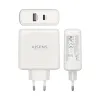 USB Seinalaadija Aisens PD 3.0 USB-C 57 W Valge