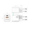 Sieninis įkroviklis Aisens ASCH-30W2P004-W Balta 30 W