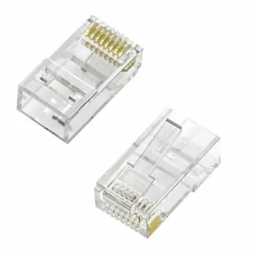 Kategoria 6 UTP RJ45 liitin Aisens A139-0657 Läpinäkyvä