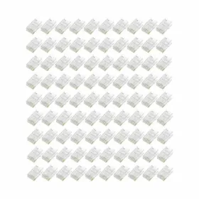 Kategoria 6 UTP RJ45 liitin Aisens A139-0657 Läpinäkyvä