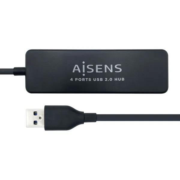 USB Centrmezgls Aisens A104-0402 Melns