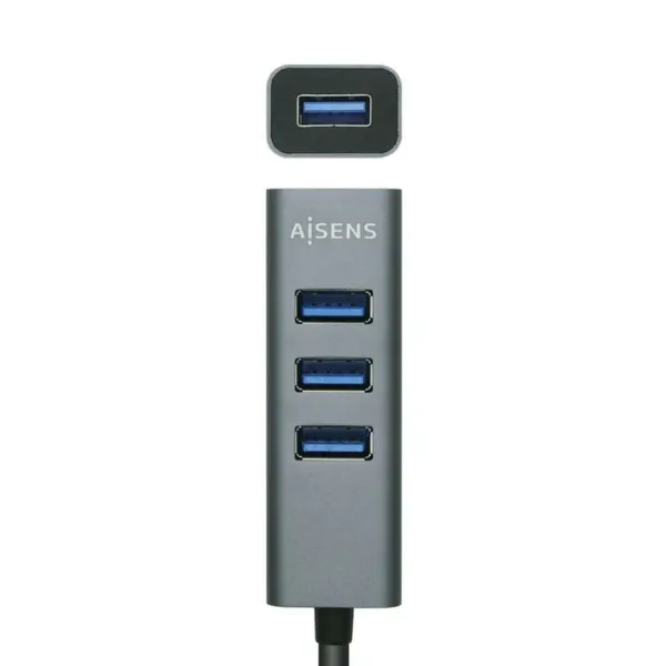 USB Centrmezgls Aisens A109-0508 Pelēks (1 gb.)