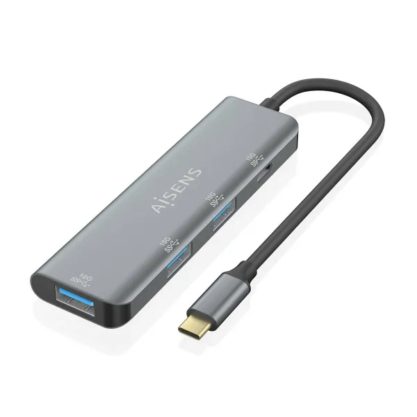 USB Centrmezgls Aisens A109-0764 Pelēks (1 gb.)