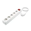 Elektros prailgintuvas su jungikliu, 5 lizdai Aisens A154-0651 Balta 3500 W