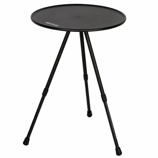 Folding Table Aktive Black 37 x 55 x 37 cm (4 Units)