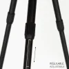 Folding Table Aktive Black 37 x 55 x 37 cm (4 Units)