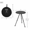 Folding Table Aktive Black 37 x 55 x 37 cm (4 Units)