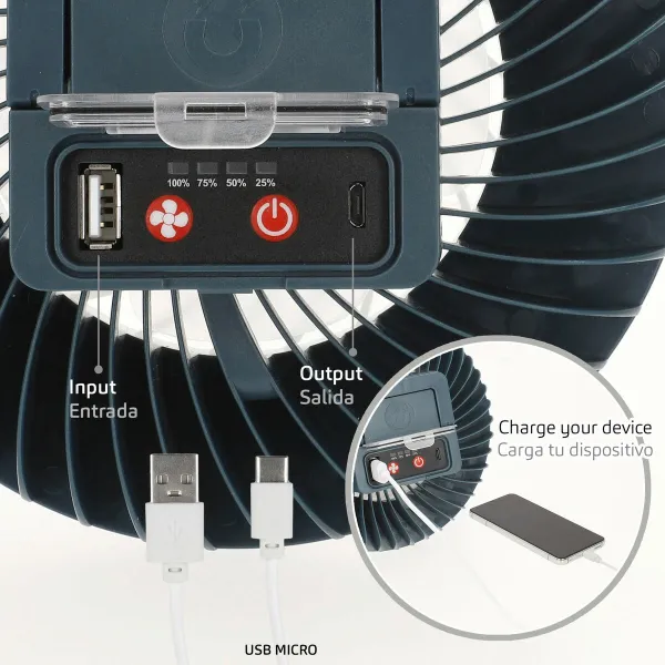 Tuuletin USB Aktive (4 osaa)