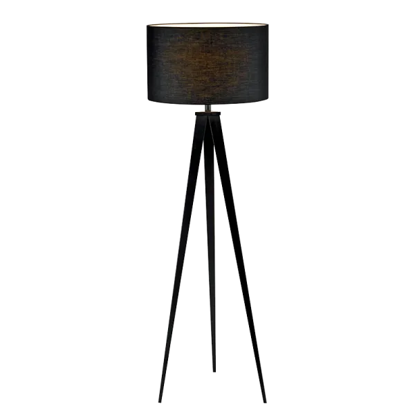 TOMY stāvlampa 1xE27 tumši pelēka d400x1550mm