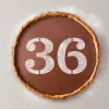 Cake stencil Algon Number 3 36 Units