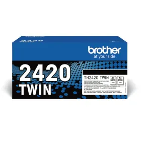 Originali rašalo kasetė Brother TN2420TWIN Juoda