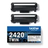 Originali rašalo kasetė Brother TN2420TWIN Juoda