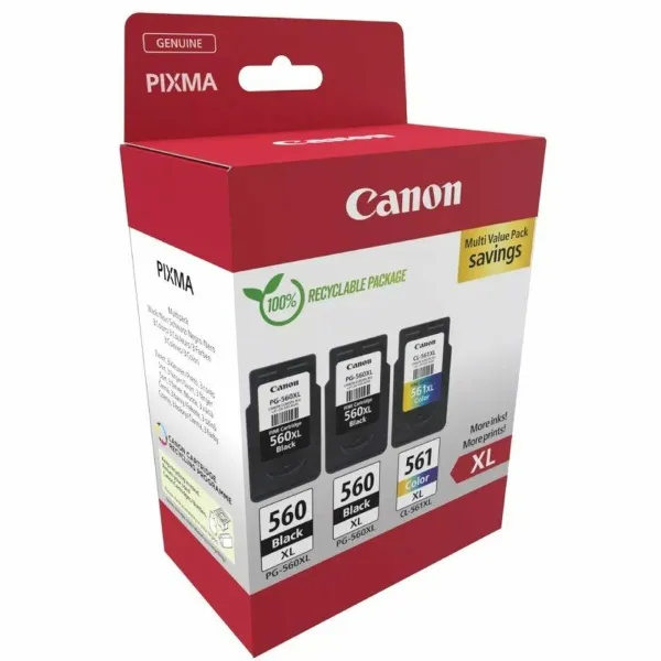 Originali rašalo kasetė Canon PG-560XL + CL-561XL Juoda