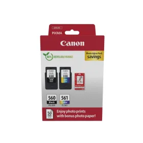 Alkunperäinen mustepatruuna Canon PG-560 Noir + CL-561 Couleur Monivärinen