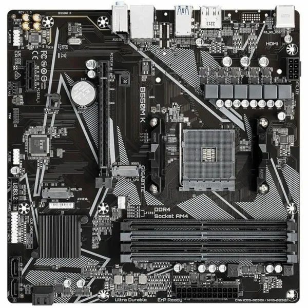 Pagrindinė plokštė Gigabyte AMD B550 AMD AMD AM4
